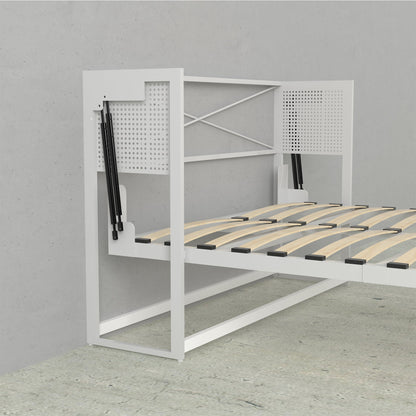 Alegra Full Murphy Bed with Desk and Double Side Towers