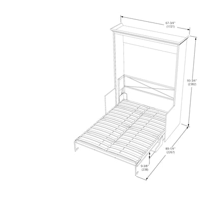 Carsyn Queen Murphy Bed with Desk