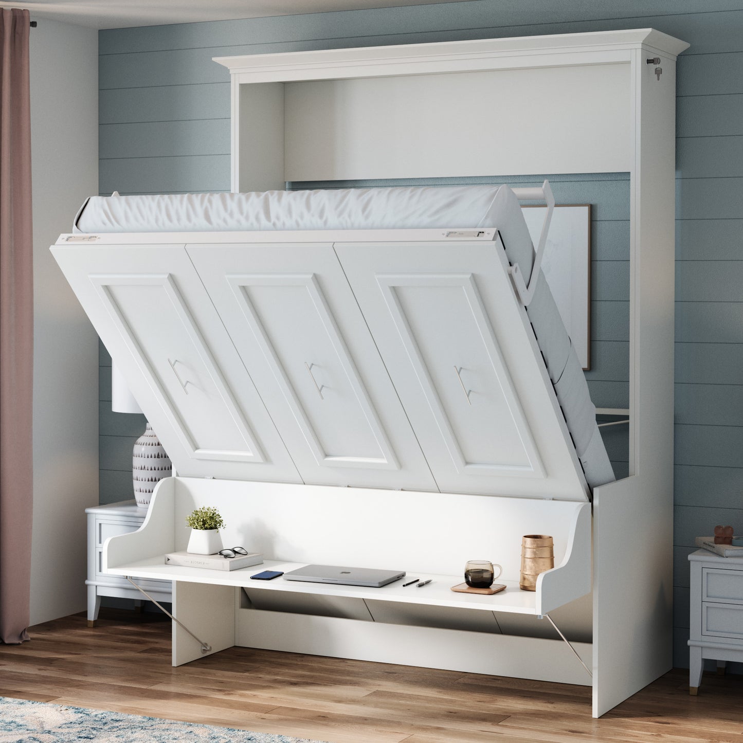 Alegra Full Murphy Bed with Desk