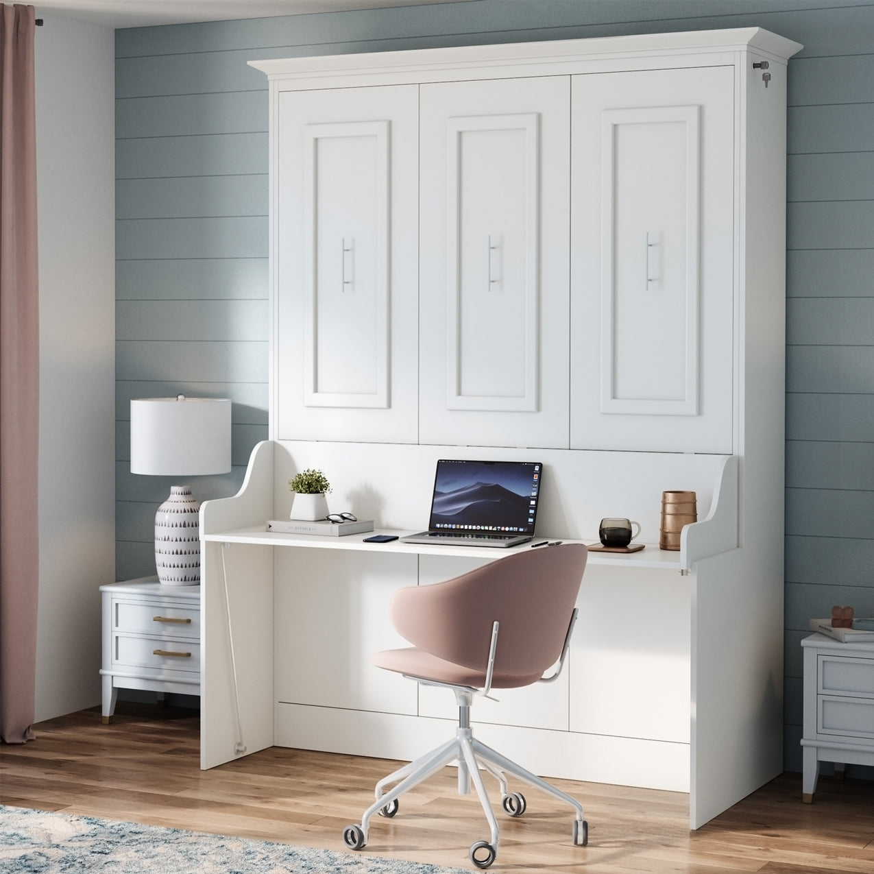 Alegra Full Murphy Bed with Desk